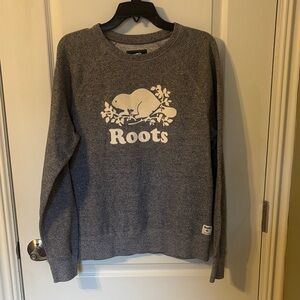 Roots Charcoal Beaver Sweatshirt size L